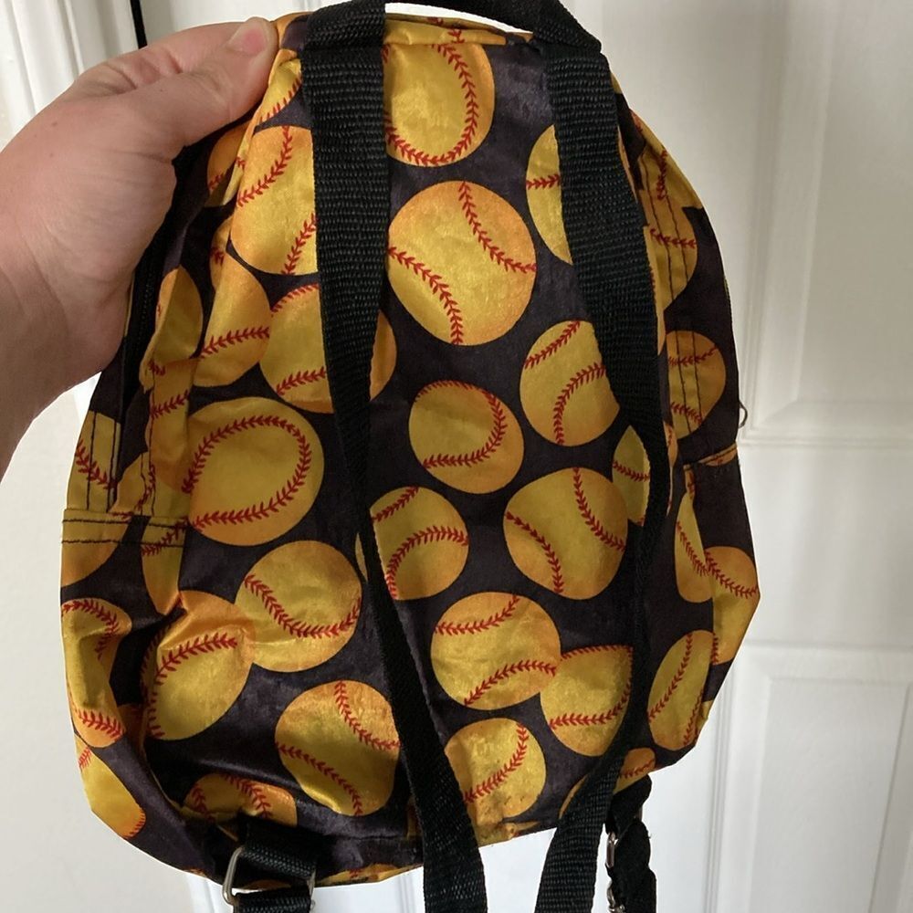 Softball Mini Backpack - Picture 3 of 5